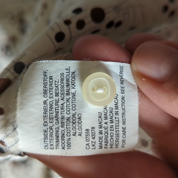 Mexx Button Up French Cuff Patterned Shirt - Picture 7 of 7